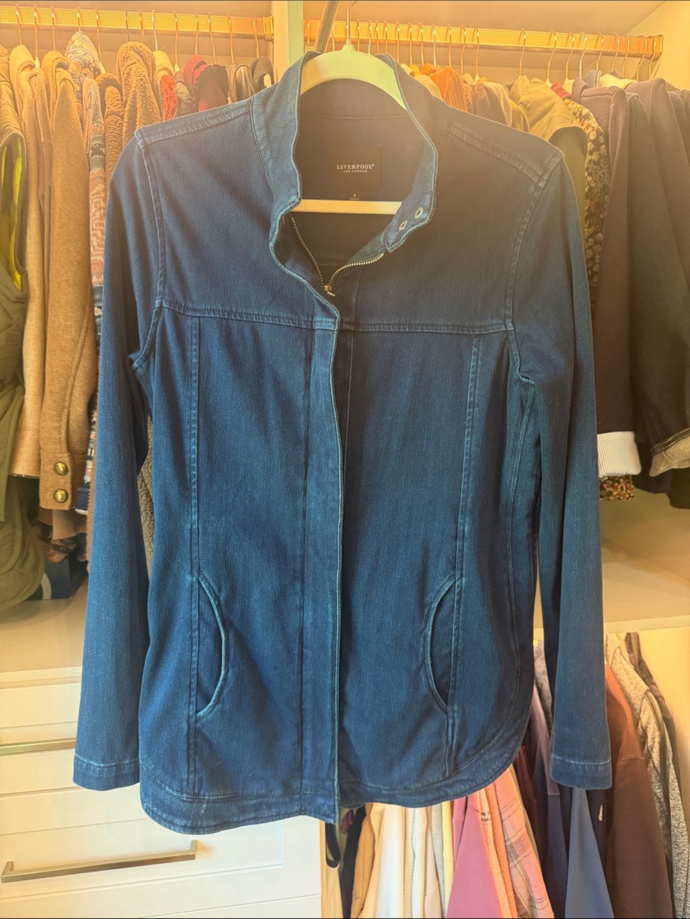 Liverpool Women's Indigo Blue Jean Jacket